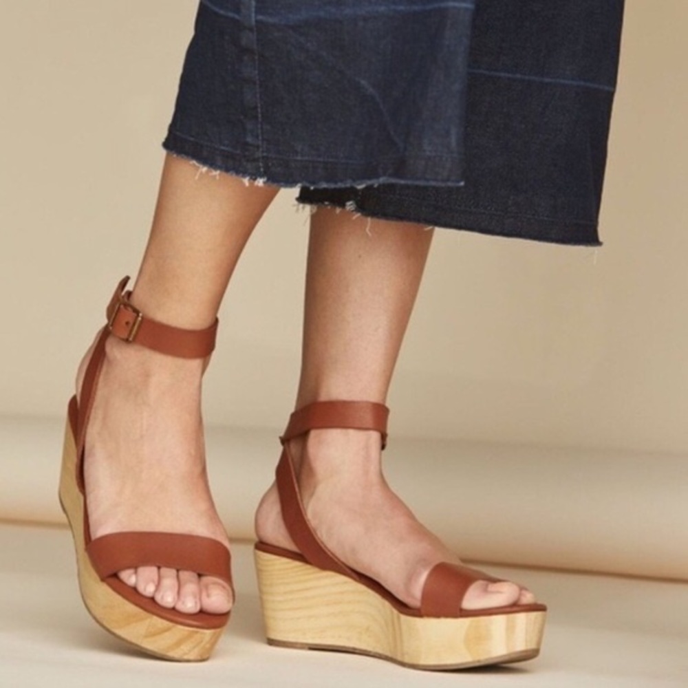 Nisolo Sarita Platform Wooden Sandal— Womens 6.5